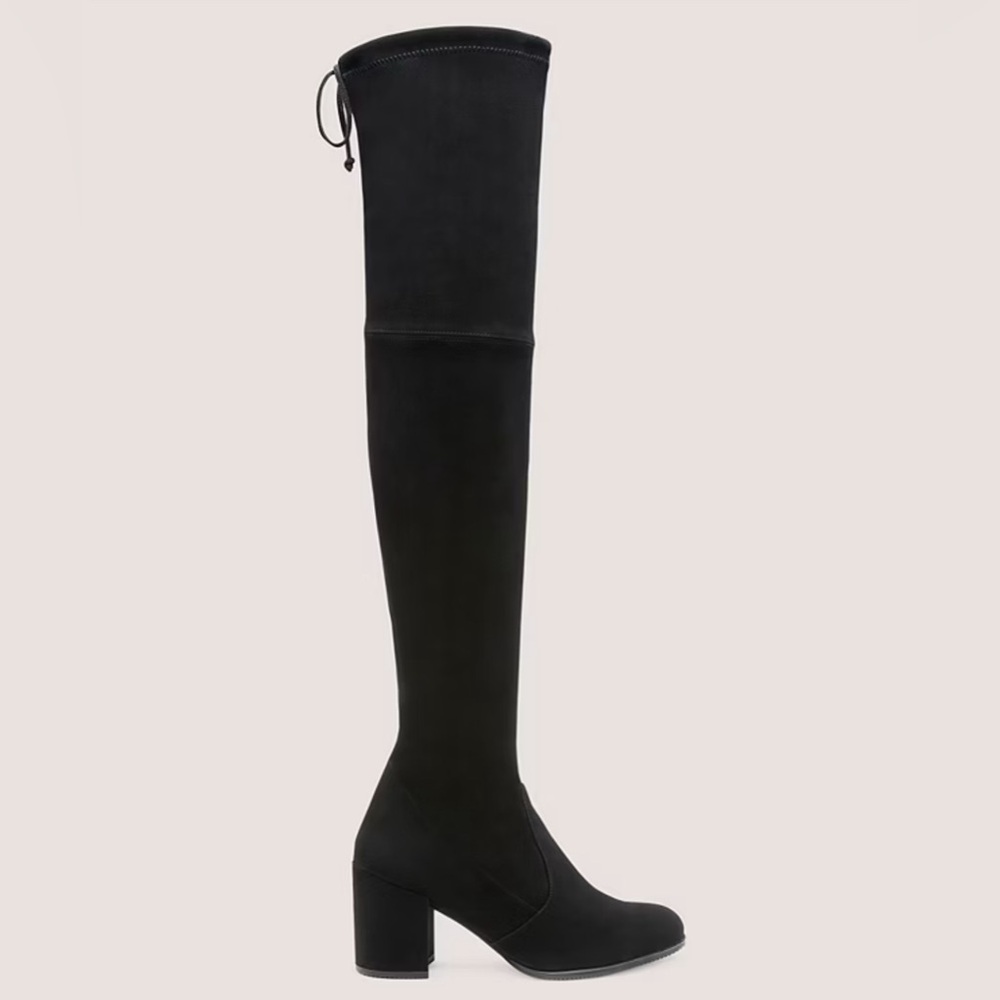 Stuart Weitzman Over-the-Knee Suede Heel Boots